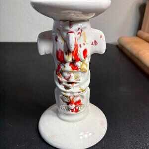 Vintage Totem Pole Pillar Candle Holder by Creek